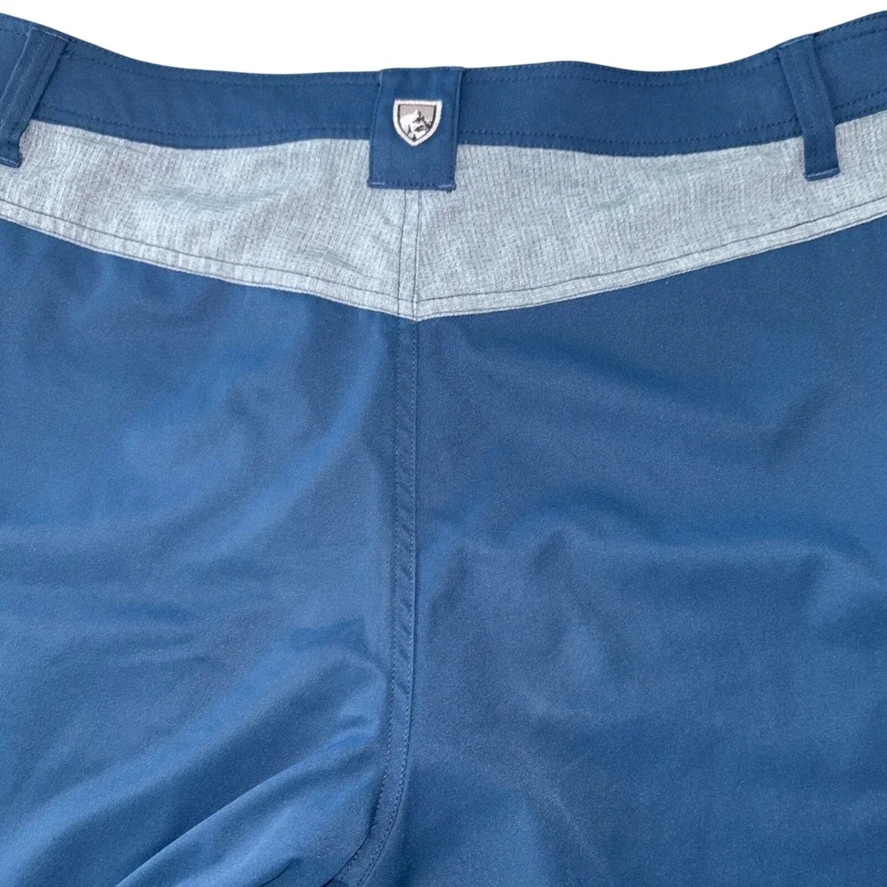 Kuhl Blue Hybrid Shorts Mens 32 Outdoor Hiking Water Boardshorts Pocket